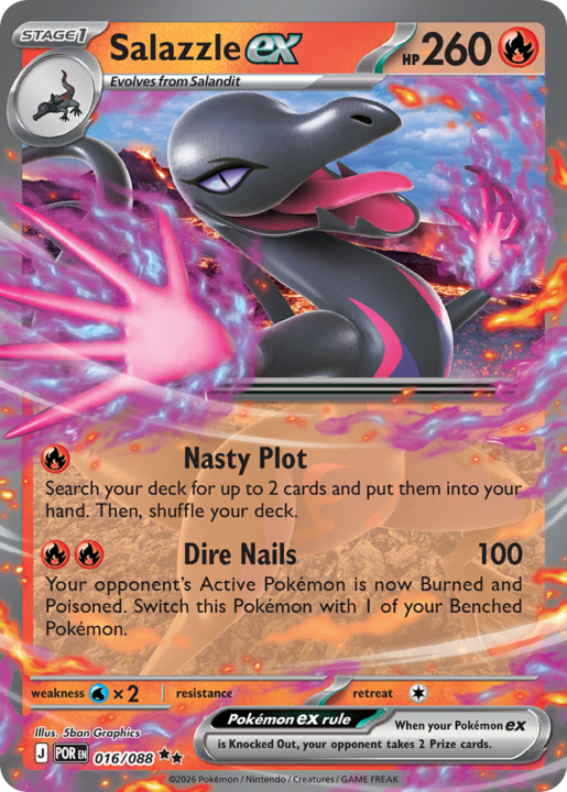 Salazzle ex 16/88 Perfect Order English card front
