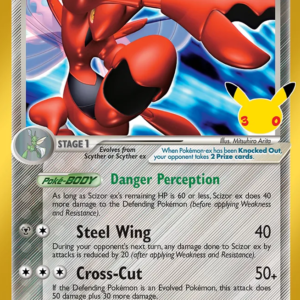 Scizor ex 108 30th Celebration: Classic Collection English card front