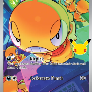 Scraggy 140/128 30th Celebration English card front
