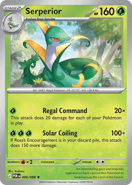 Serperior 6/88 Perfect Order English card front