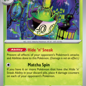 Sinistcha 6/84 Pitch Black English card front