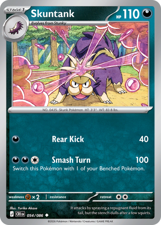 Skuntank 54/86 Chaos Rising English card front