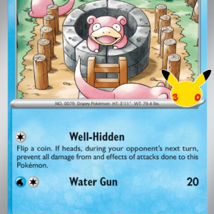 Slowpoke 16/128 30th Celebration English card front