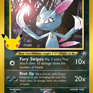 Sneasel 25 30th Celebration: Classic Collection English card front