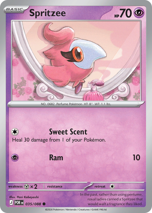 Spritzee 35/88 Perfect Order English card front