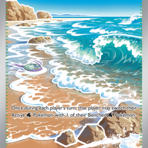 Surfing Beach 114/86 Chaos Rising English card front