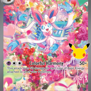 Sylveon ex 153/128 30th Celebration English card front