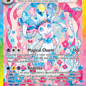 Sylveon ex 156/131 Prismatic Evolutions Special Illustration Rare English card front