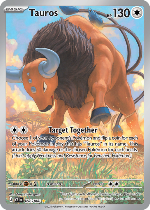 Tauros 96/86 Chaos Rising English card front