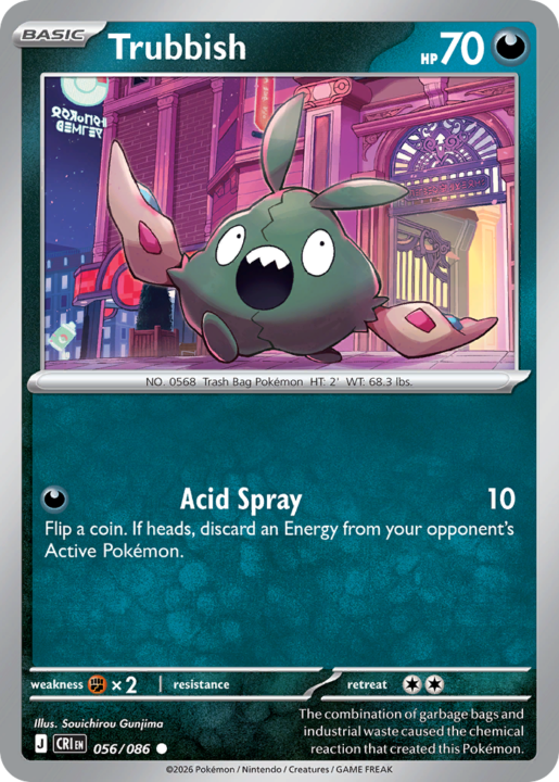 Trubbish 56/86 Chaos Rising English card front