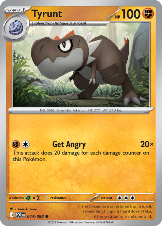 Tyrunt 44/88 Perfect Order English card front