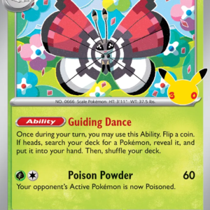 Vivillon 8/128 30th Celebration English card front