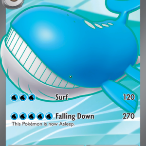 Wailord ex 97/84 Pitch Black English card front