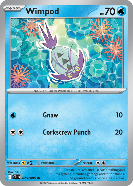 Wimpod 25/86 Chaos Rising English card front