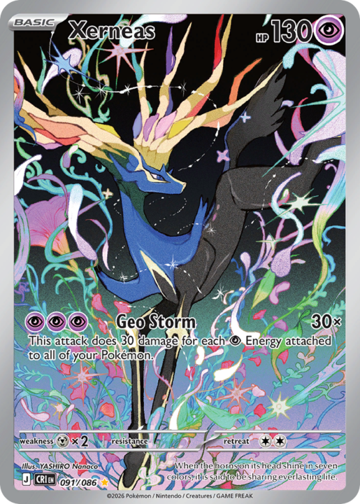 Xerneas 91/86 Chaos Rising English card front