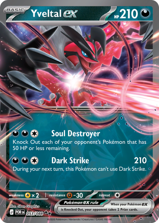 Yveltal ex 53/88 Perfect Order English card front