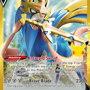 Zacian V 138 30th Celebration: Classic Collection English card front