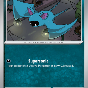 Zubat 49/86 Chaos Rising English card front